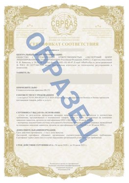 Образец Сертификат СТО 01.064.00220722.2-2020 Боровичи Сертификат СТО 01.064.00220722.2-2020 